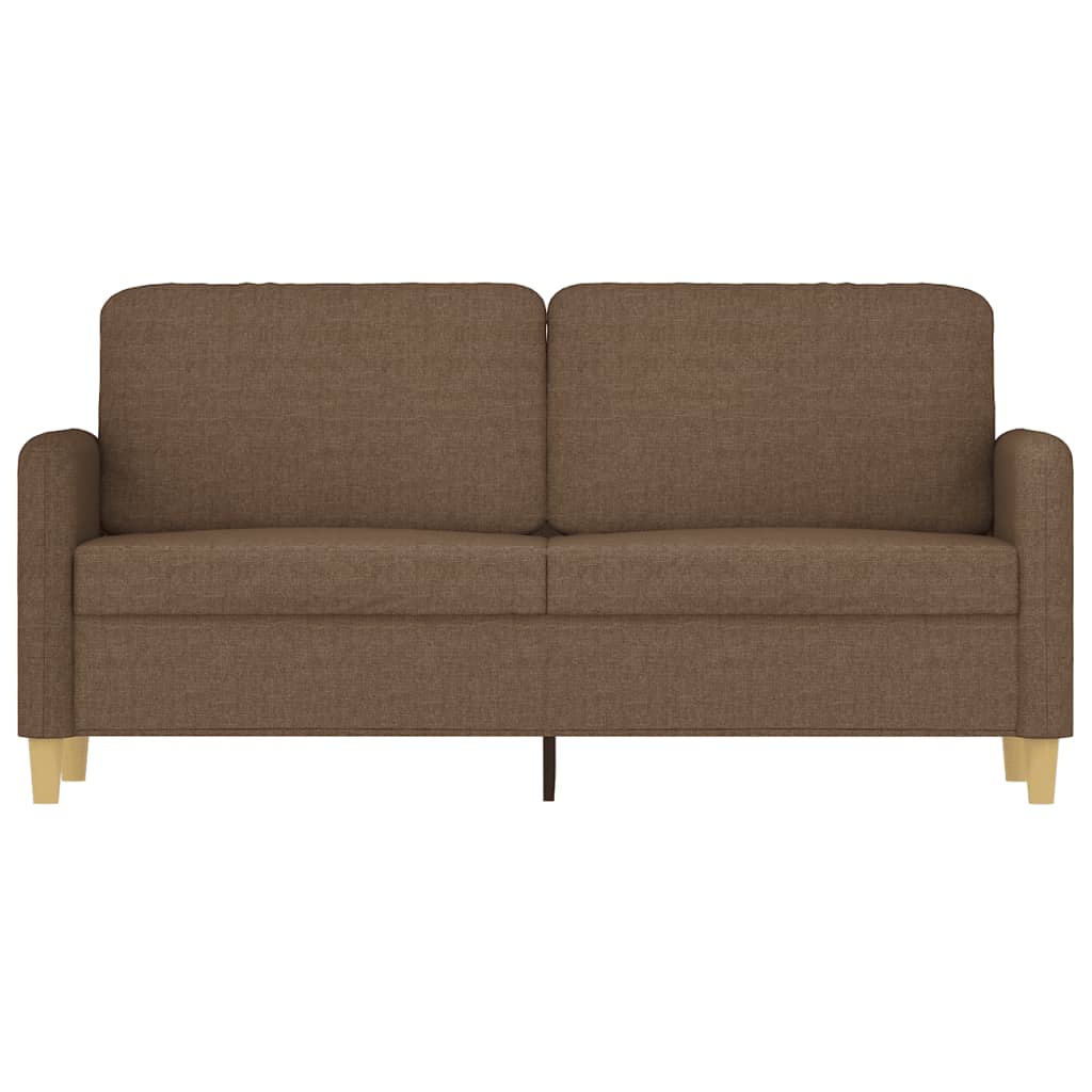 Tweezitsbank 140 cm stof bruin – afbeelding 3