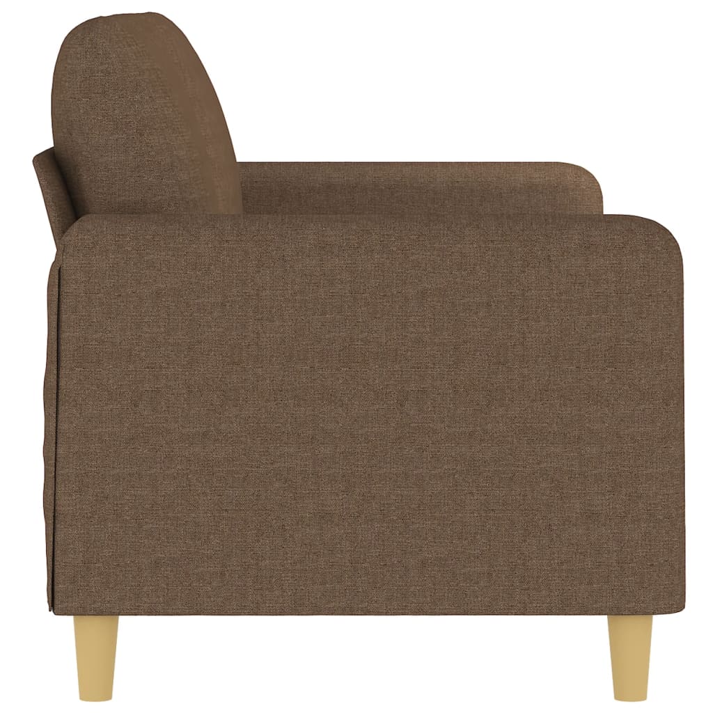 Tweezitsbank 140 cm stof bruin – afbeelding 4