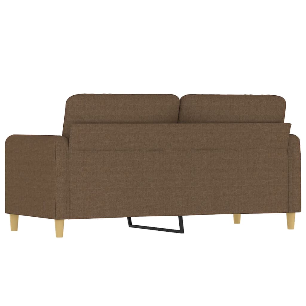 Tweezitsbank 140 cm stof bruin – afbeelding 5
