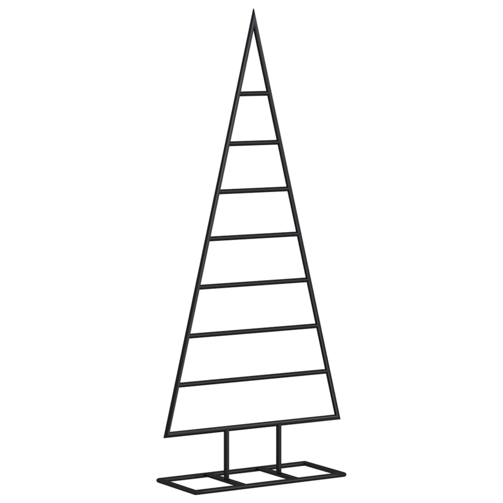 Kerstdecoratie kerstboom 125 cm metaal zwart – afbeelding 5
