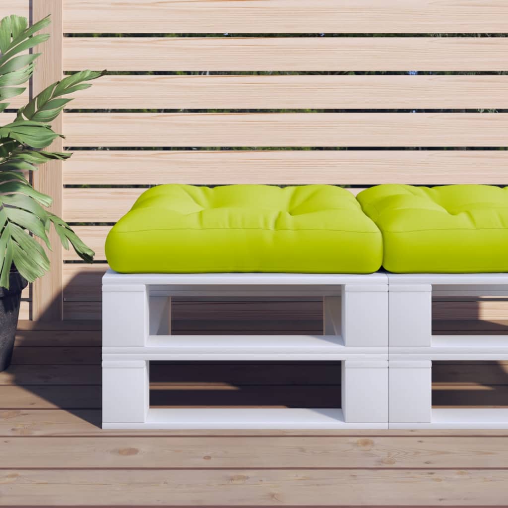 Palletkussen 50x50x12 cm stof heldergroen