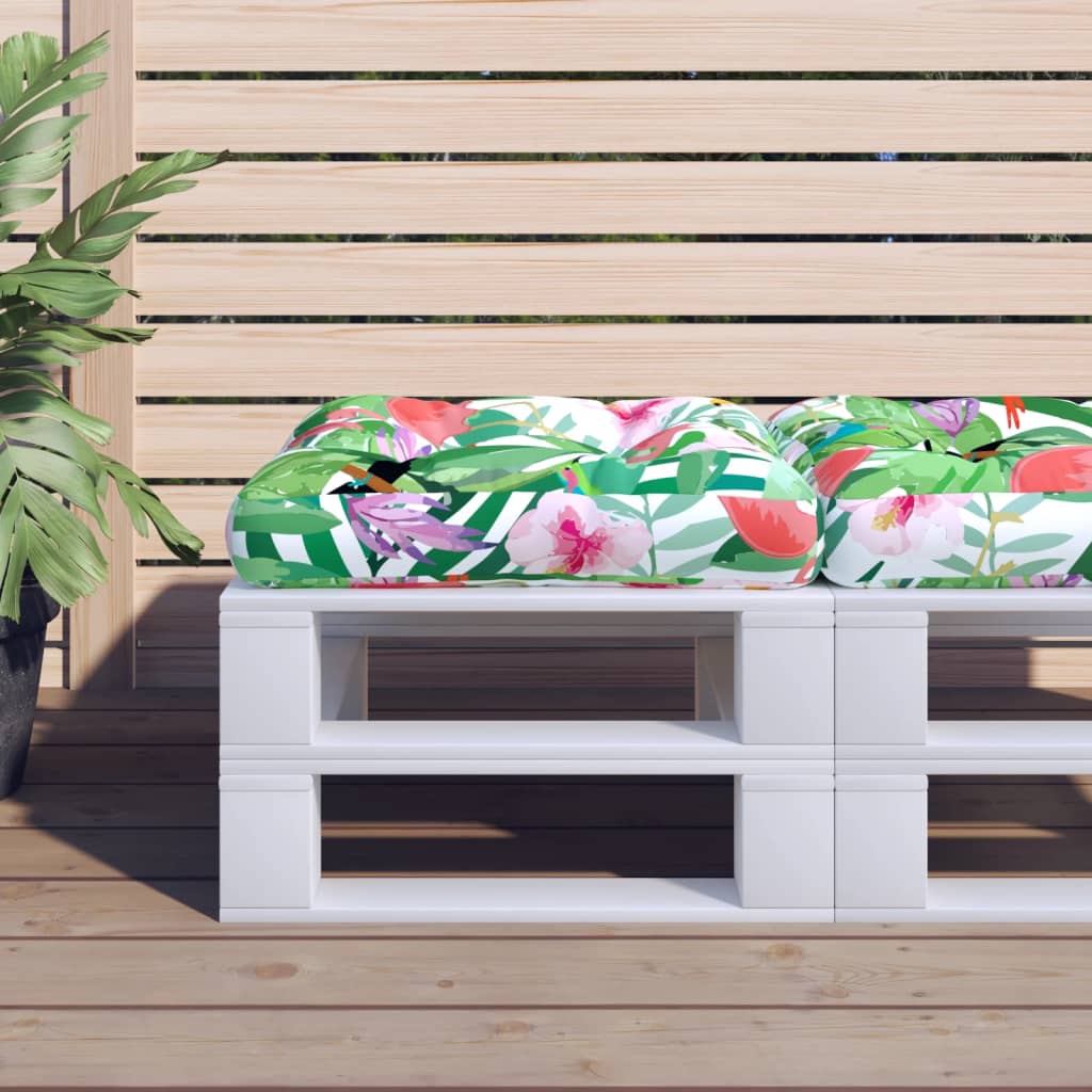 Palletkussen 50x50x12 cm stof meerkleurig