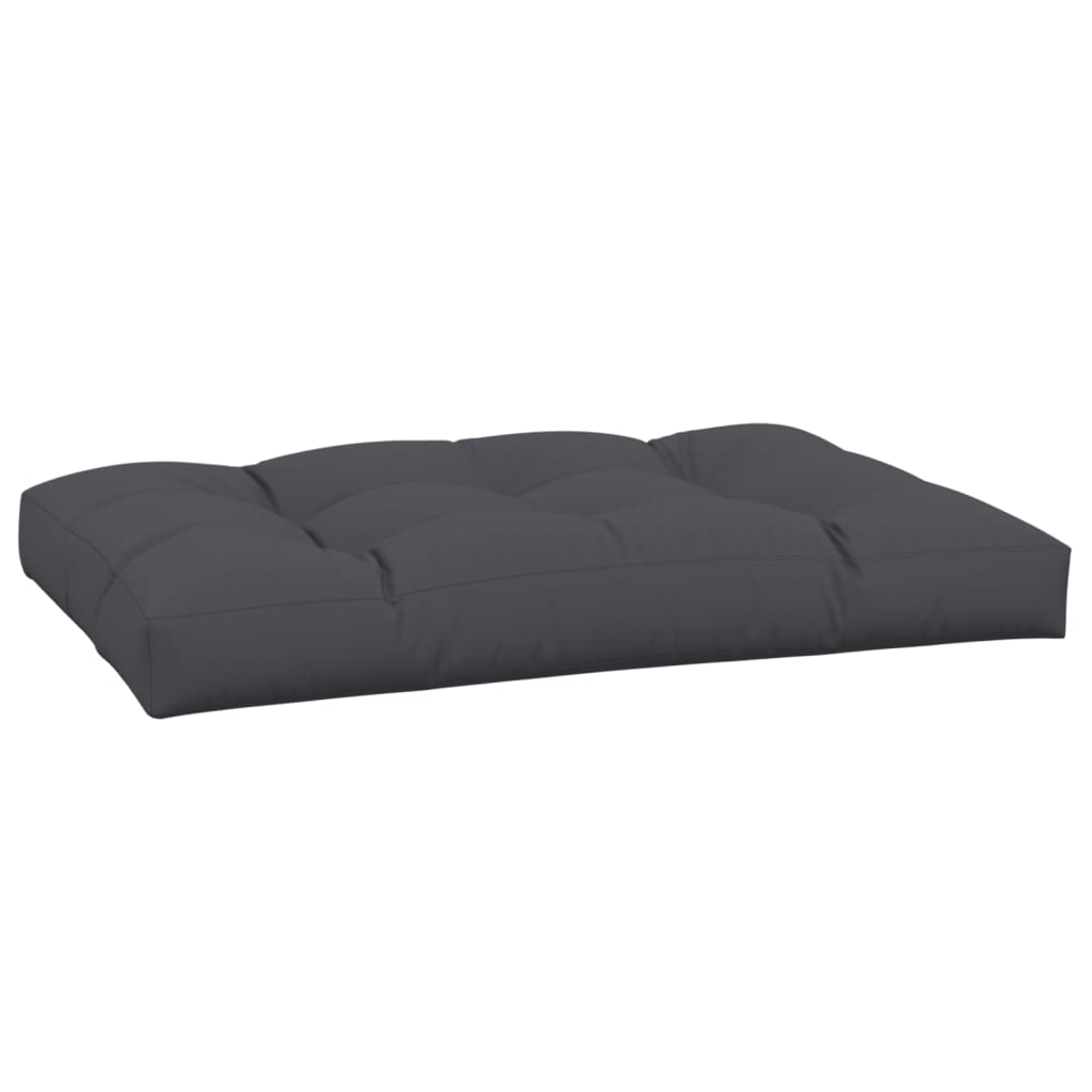 Palletkussen 120x80x12 cm stof antracietkleurig – afbeelding 2