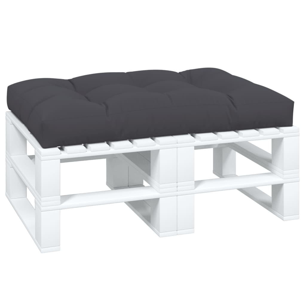 Palletkussen 120x80x12 cm stof antracietkleurig – afbeelding 3