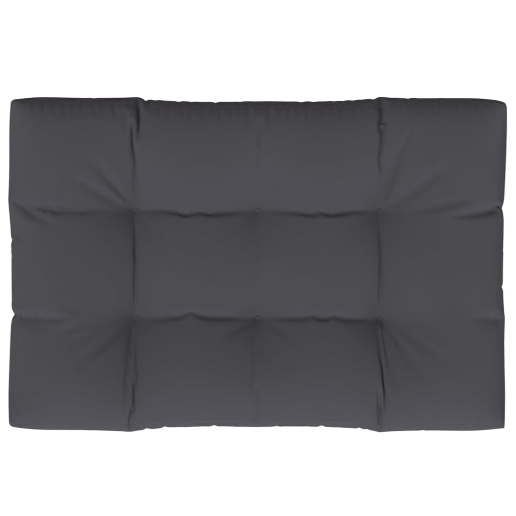Palletkussen 120x80x12 cm stof antracietkleurig – afbeelding 6