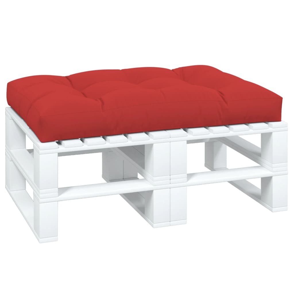 Palletkussen 120x80x12 cm stof rood – afbeelding 3