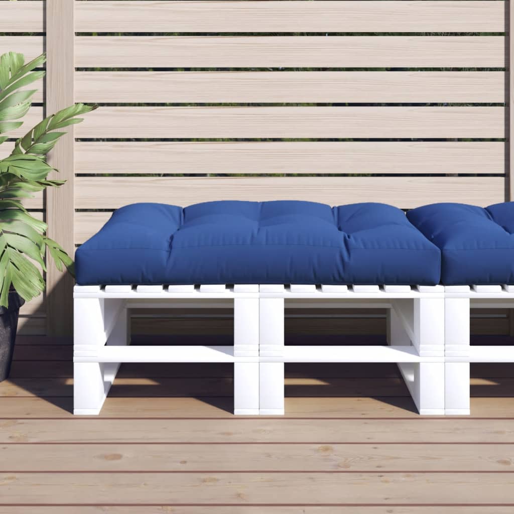 Palletkussen 120x80x12 cm stof koningsblauw – afbeelding 1