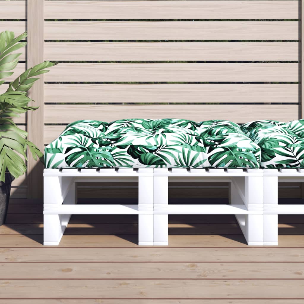 Palletkussen 120x80x12 cm stof groen – afbeelding 1