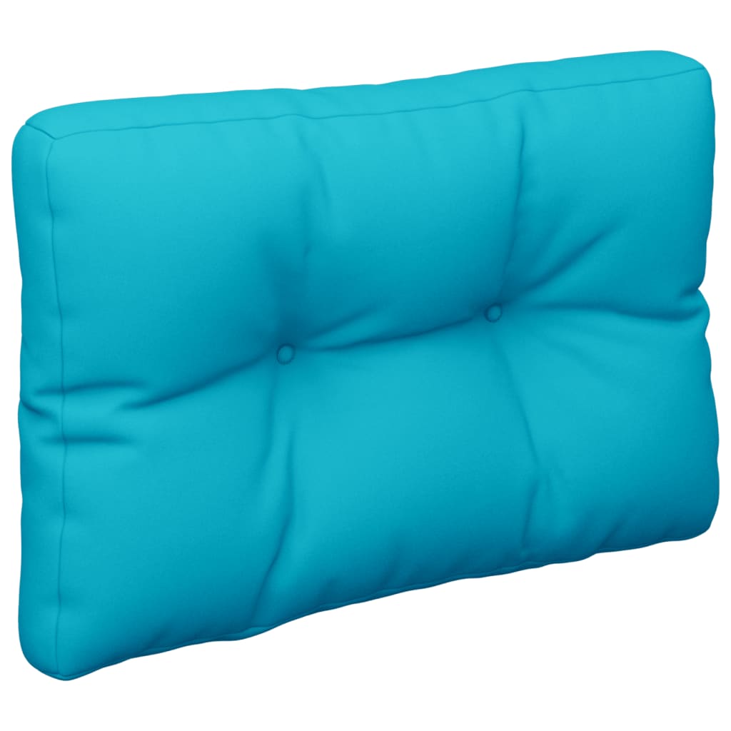 Palletkussens 2 st stof turquoise – afbeelding 4
