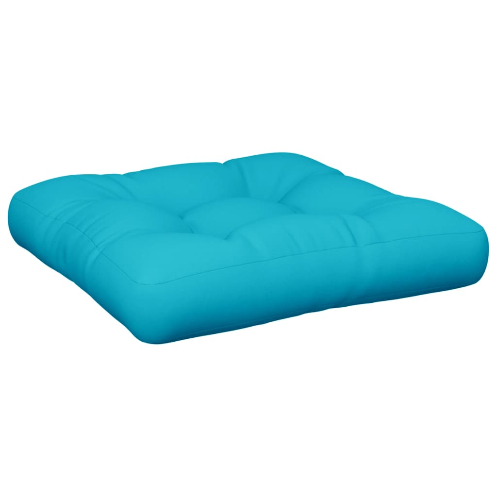 Palletkussens 2 st stof turquoise – afbeelding 5