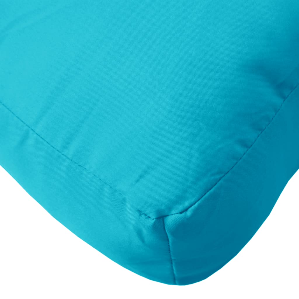 Palletkussens 2 st stof turquoise – afbeelding 6
