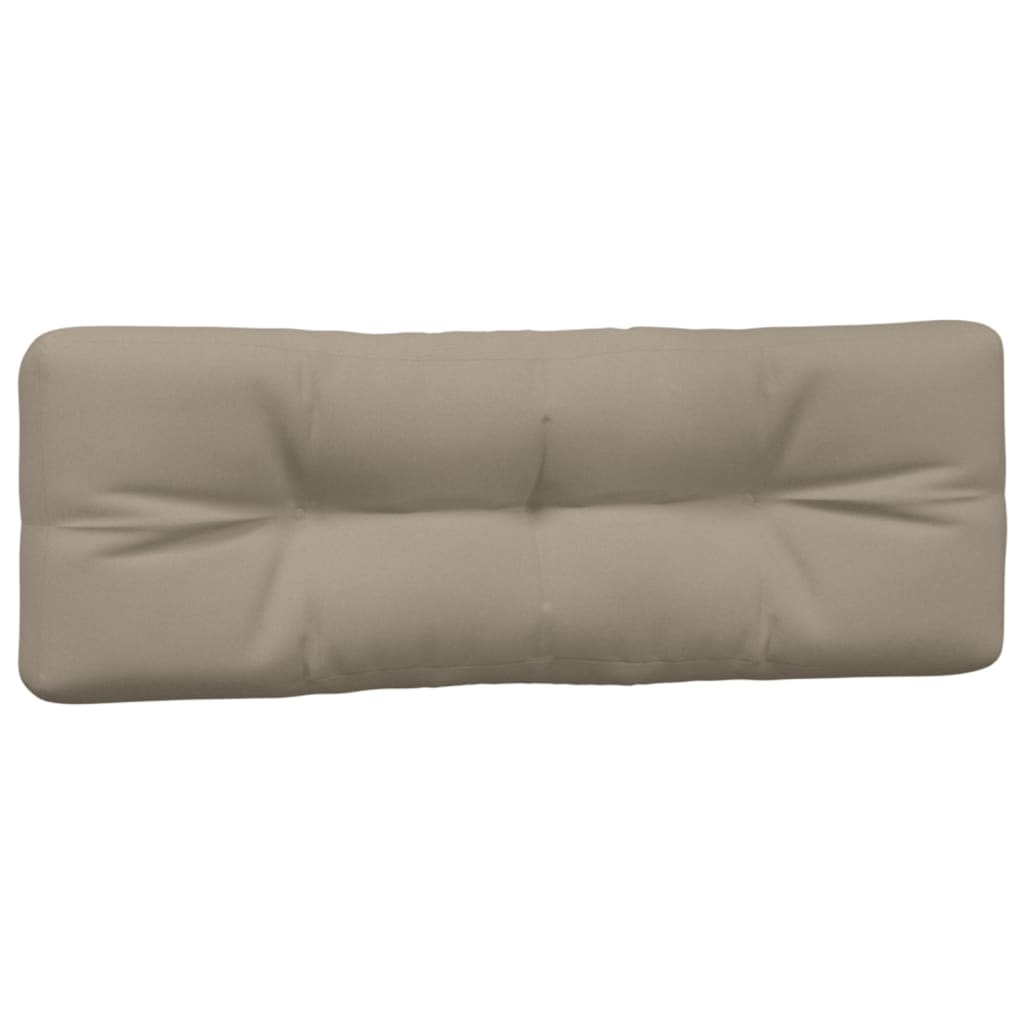 Palletkussens 5 st stof taupe – afbeelding 4