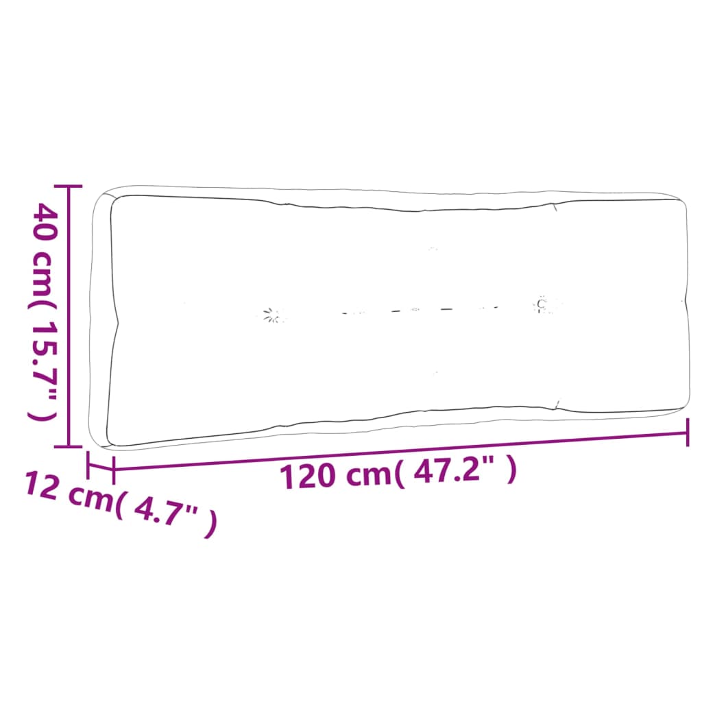Palletkussens 5 st stof taupe – afbeelding 9