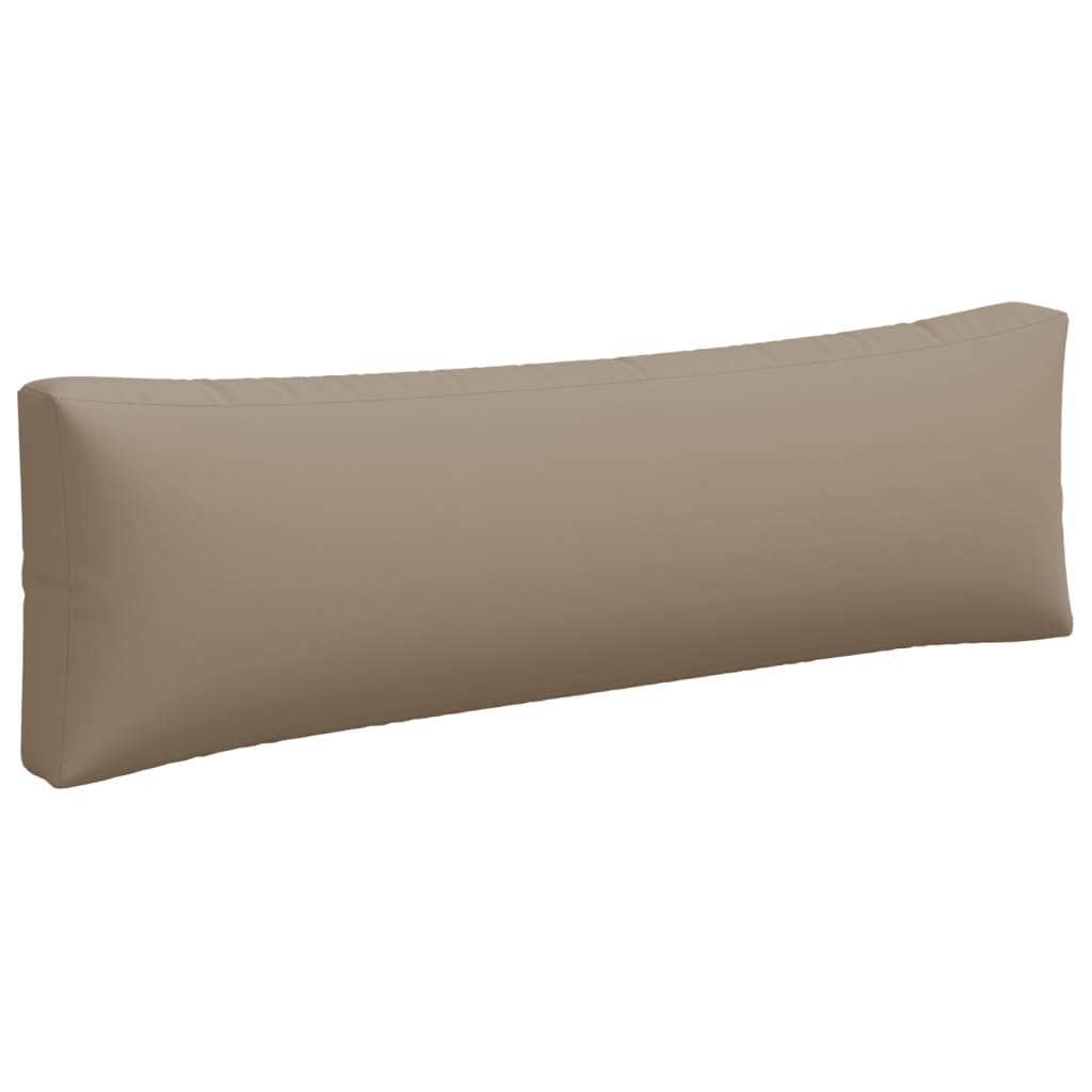 Palletkussens 3 st stof taupe – afbeelding 6
