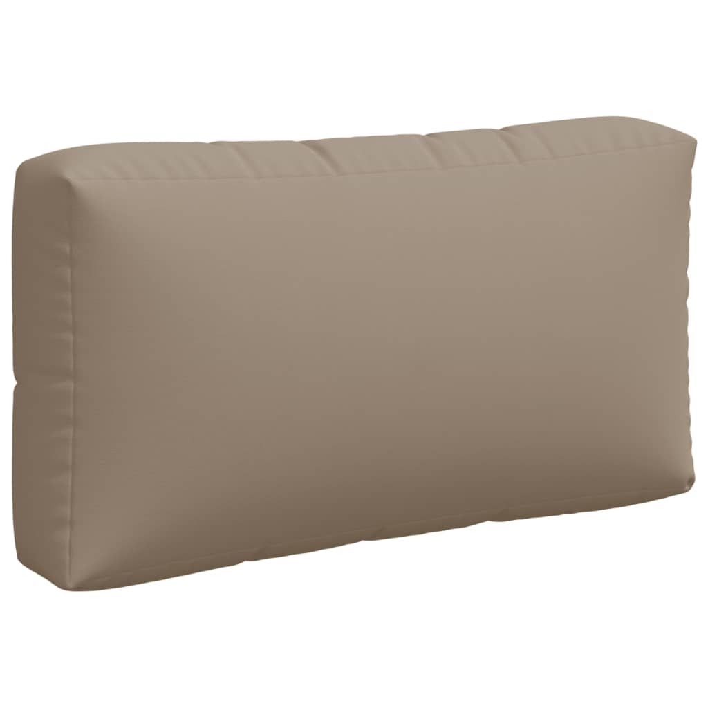 Palletkussens 3 st stof taupe – afbeelding 7