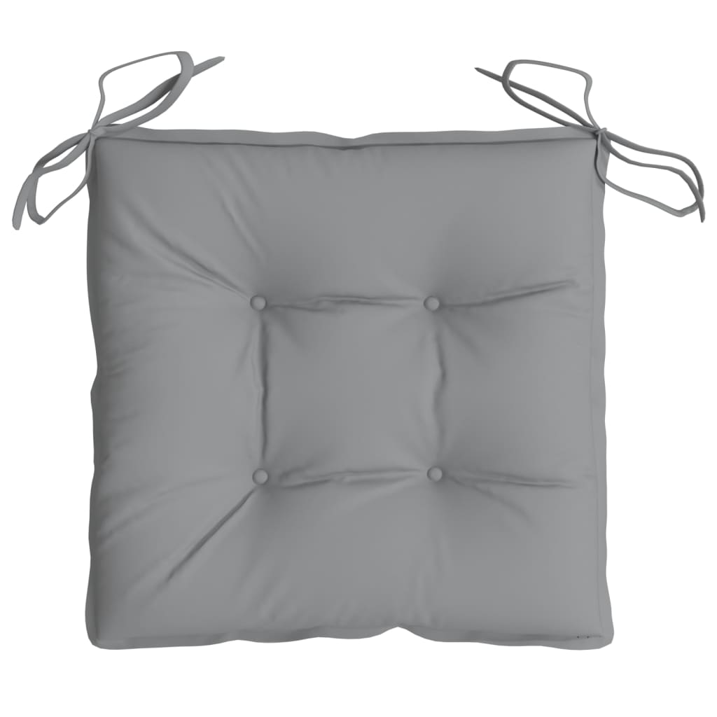 Stoelkussens 2 st 50x50x7 cm oxford stof grijs – afbeelding 6
