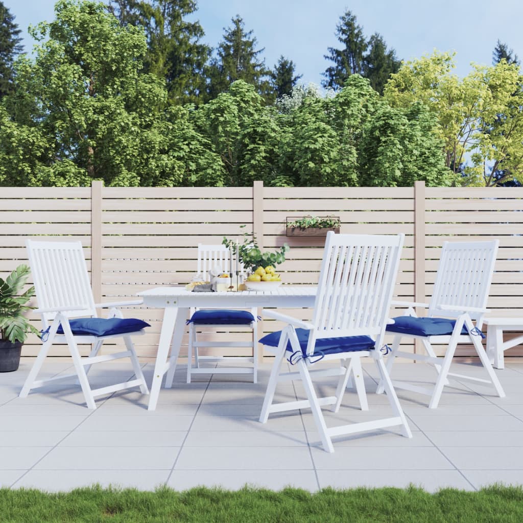 Palletkussens 4 st 50x50x7 cm oxford stof blauw – afbeelding 1