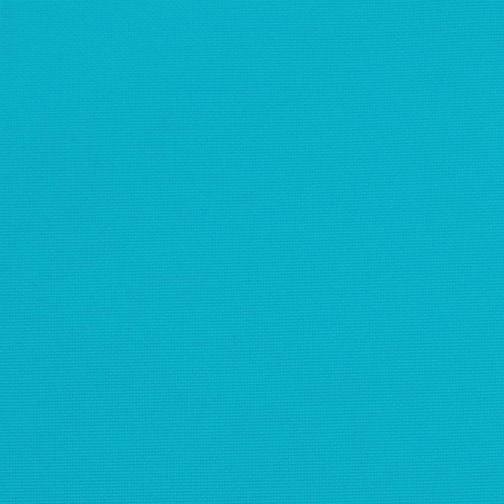 Stoelkussens 6 st 50x50x7 cm stof turquoise – afbeelding 8