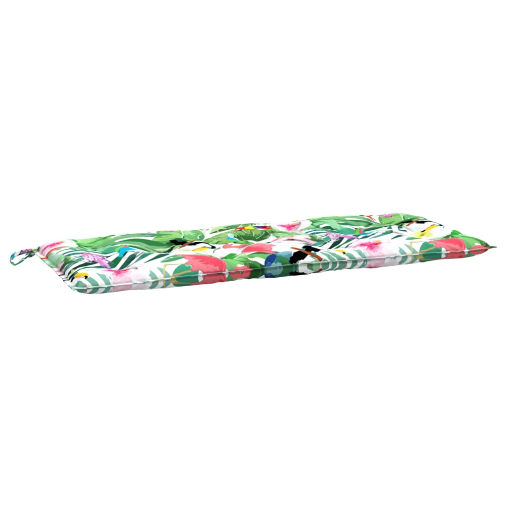 Tuinbankkussen 120x50x7 cm stof meerkleurig – afbeelding 2