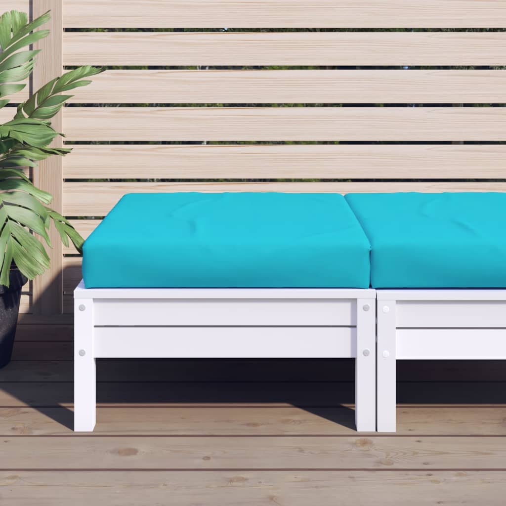 Palletkussen 60x60x8 cm oxford stof turquoise