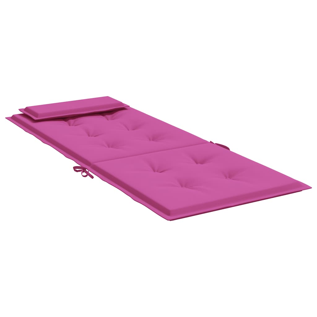 Stoelkussens 2 st hoge rug oxford stof roze – afbeelding 6