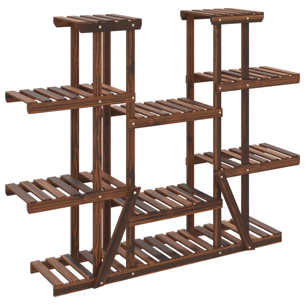 Plantenstandaard 110x25x110,5 cm massief vurenhout – afbeelding 2