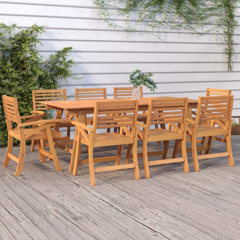 Tuintafel 200x90x75 cm massief acaciahout