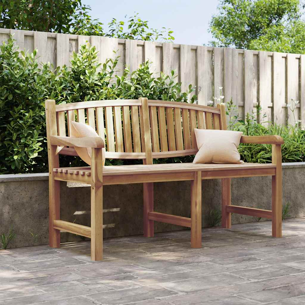 Tuinbank 149,5x60x90 cm massief teakhout