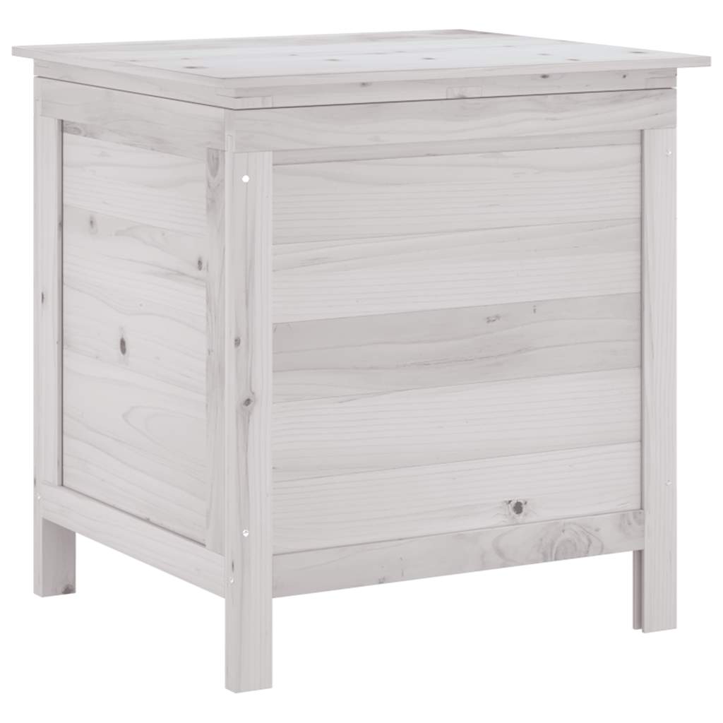 Tuinbox 50x49x56,5 cm massief vurenhout wit – afbeelding 2