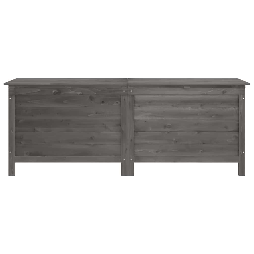 Tuinbox 150x50x56,5 cm massief vurenhout antracietkleurig – afbeelding 4