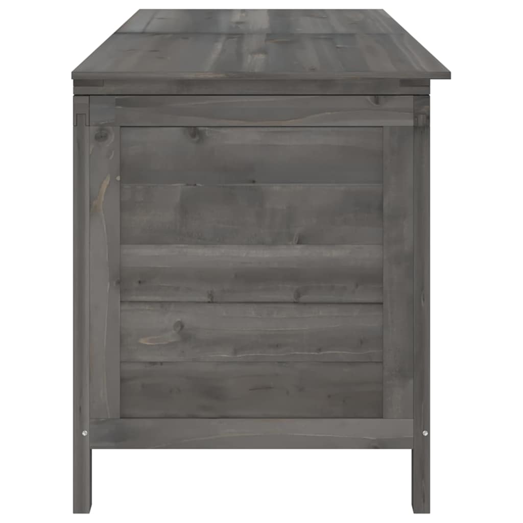 Tuinbox 150x50x56,5 cm massief vurenhout antracietkleurig – afbeelding 5
