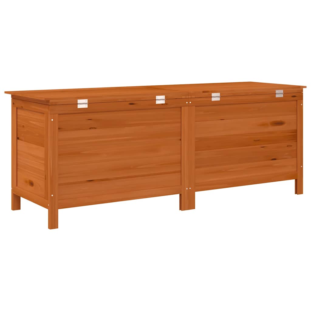Tuinbox 150x50x56,5 cm massief vurenhout bruin – afbeelding 6