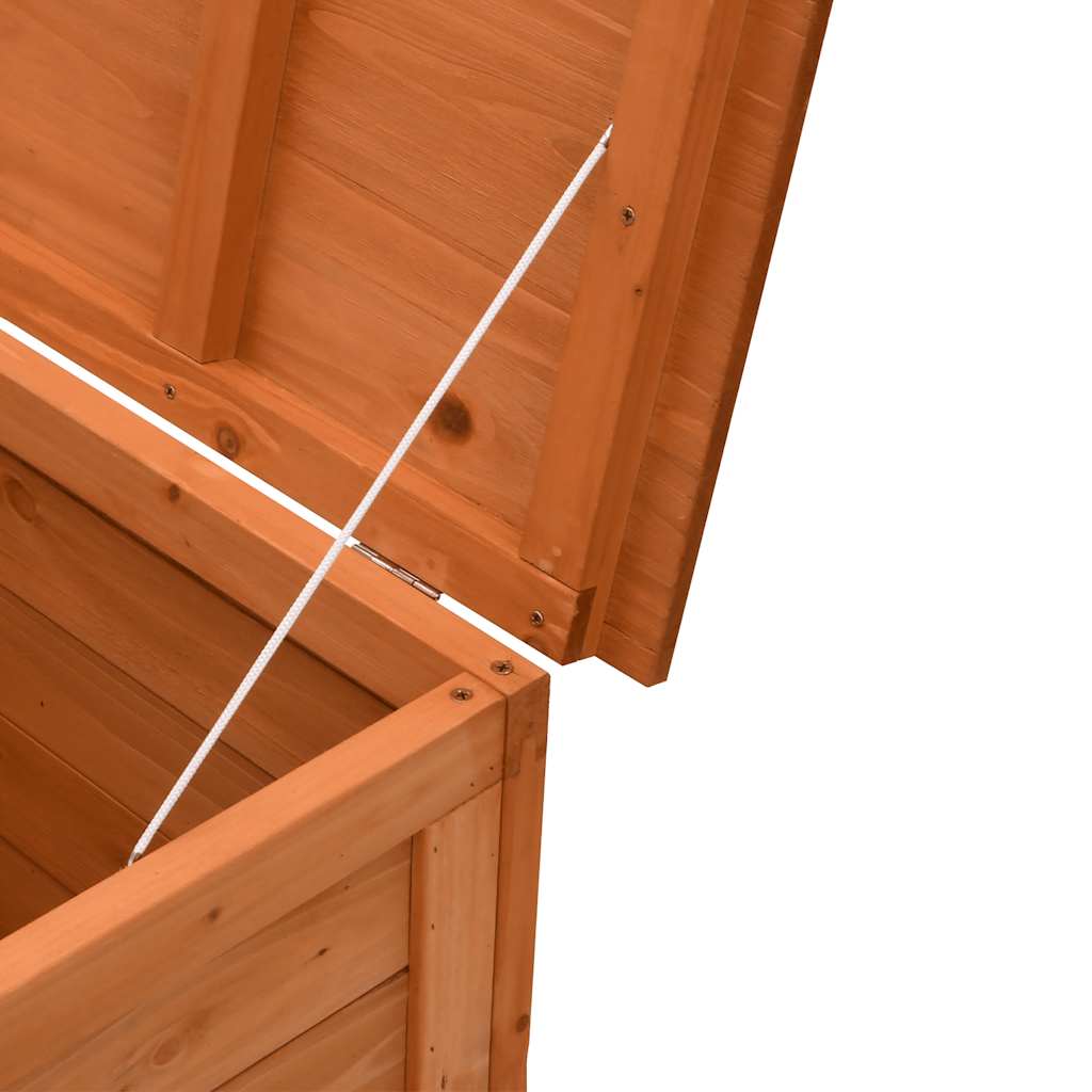 Tuinbox 150x50x56,5 cm massief vurenhout bruin – afbeelding 7