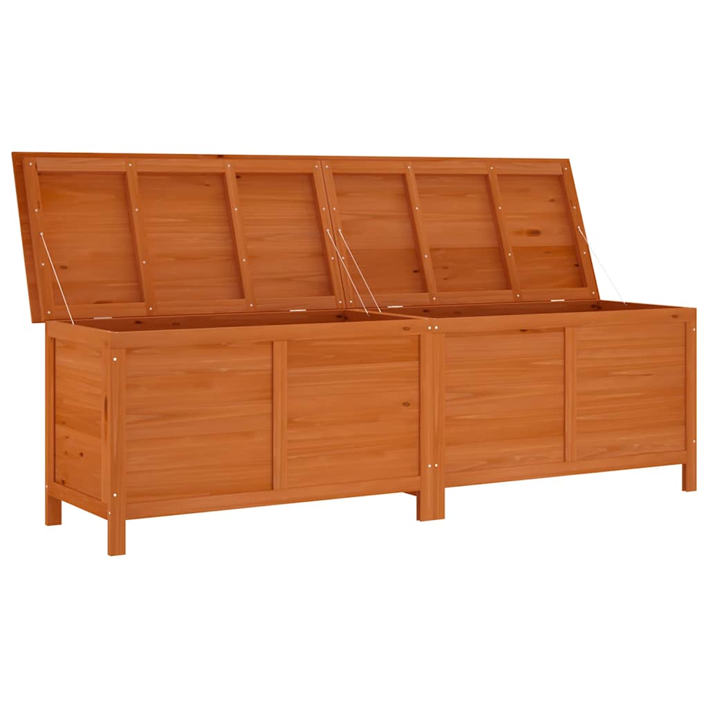 Tuinbox 198,5x50x56,5 cm massief vurenhout bruin – afbeelding 3