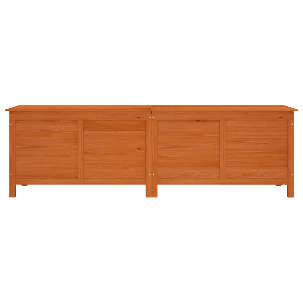 Tuinbox 198,5x50x56,5 cm massief vurenhout bruin – afbeelding 4