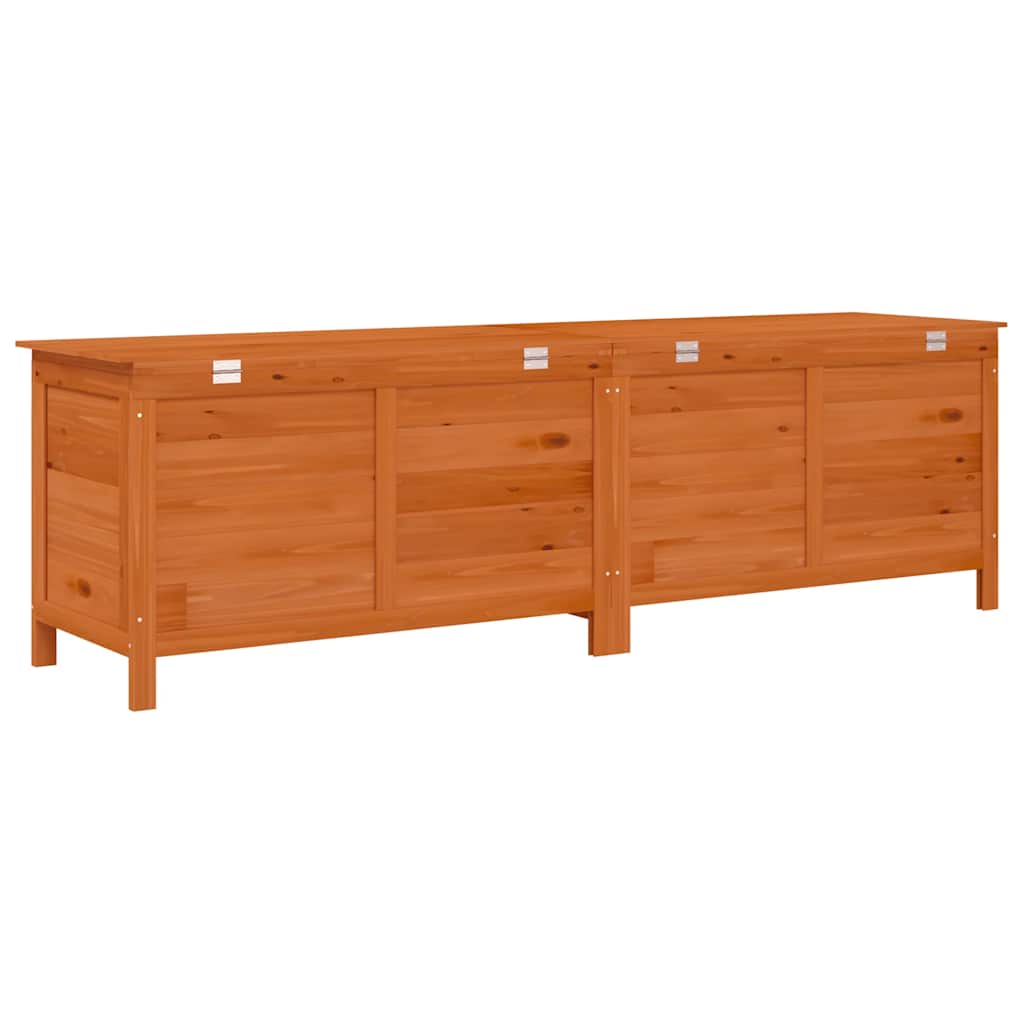 Tuinbox 198,5x50x56,5 cm massief vurenhout bruin – afbeelding 6