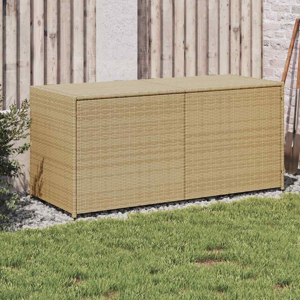 Tuinbox 283 L poly rattan gemengd beige
