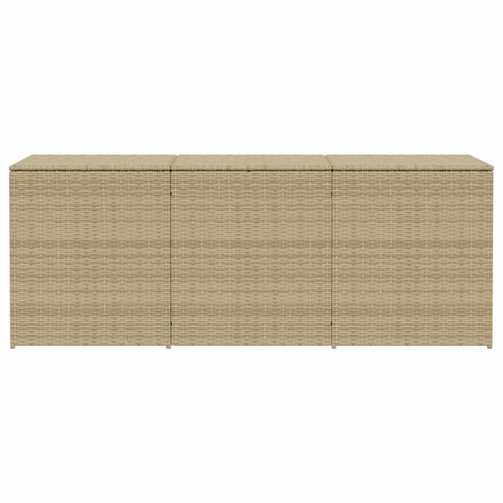Tuinbox 984 L poly rattan gemengd beige – afbeelding 4