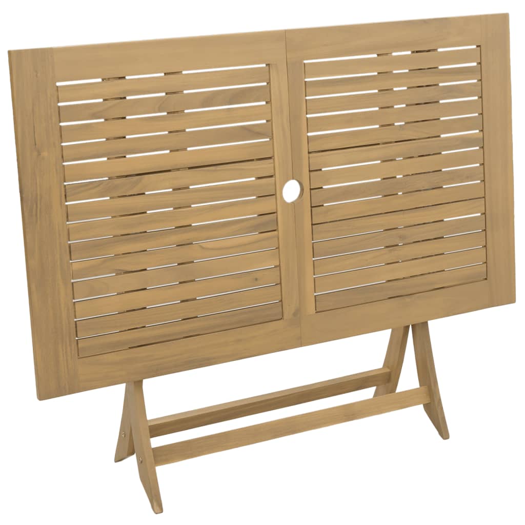 Tuintafel inklapbaar 120x70x75 cm massief acaciahout – afbeelding 7