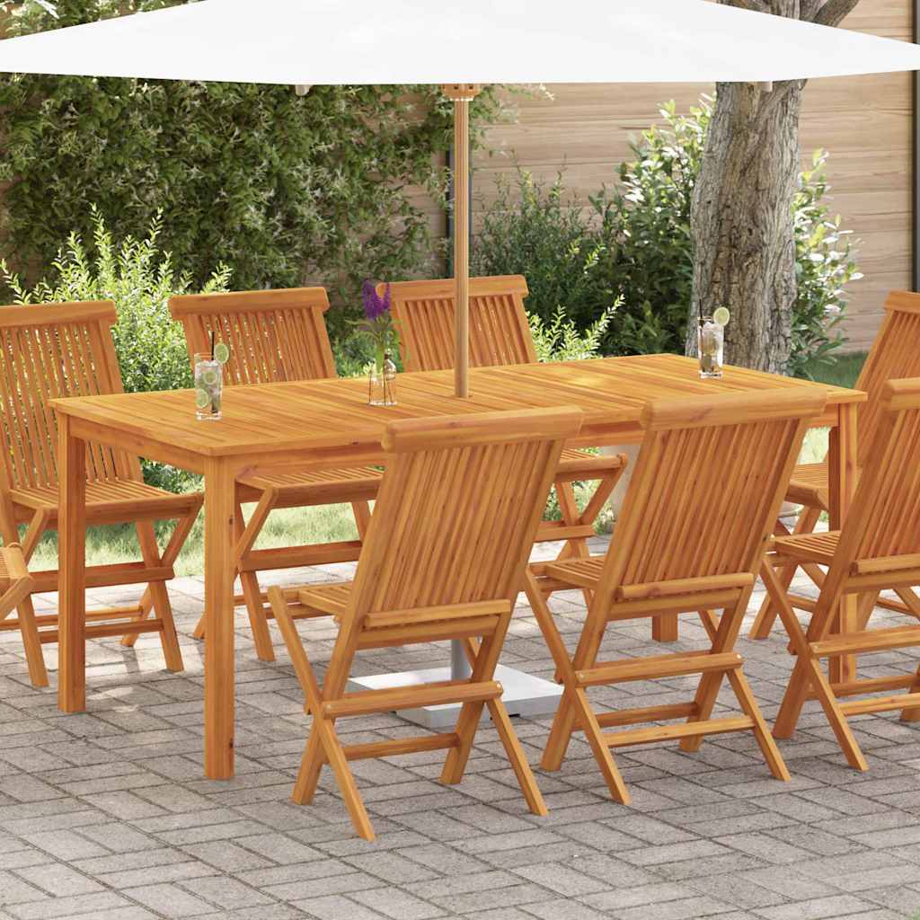 Tuintafel 180x90x75 cm massief acaciahout