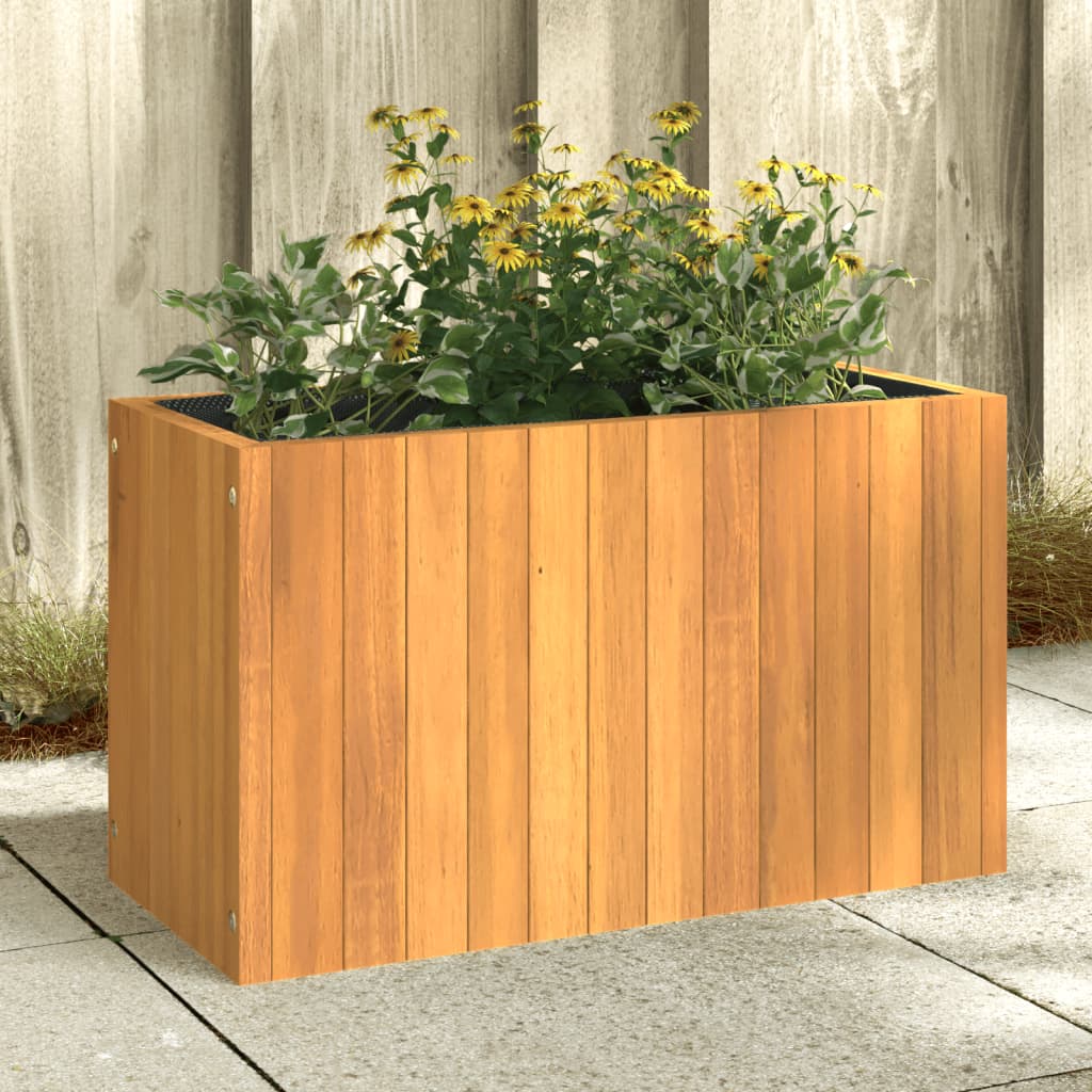 Plantenbak 59x27,5x35 cm massief acaciahout