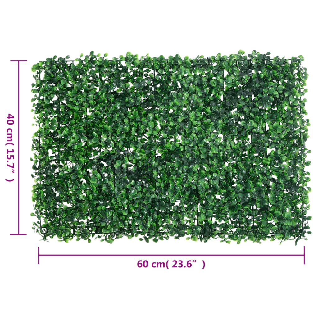 Hek met kunstheester 24 st 40x60 cm groen – afbeelding 8