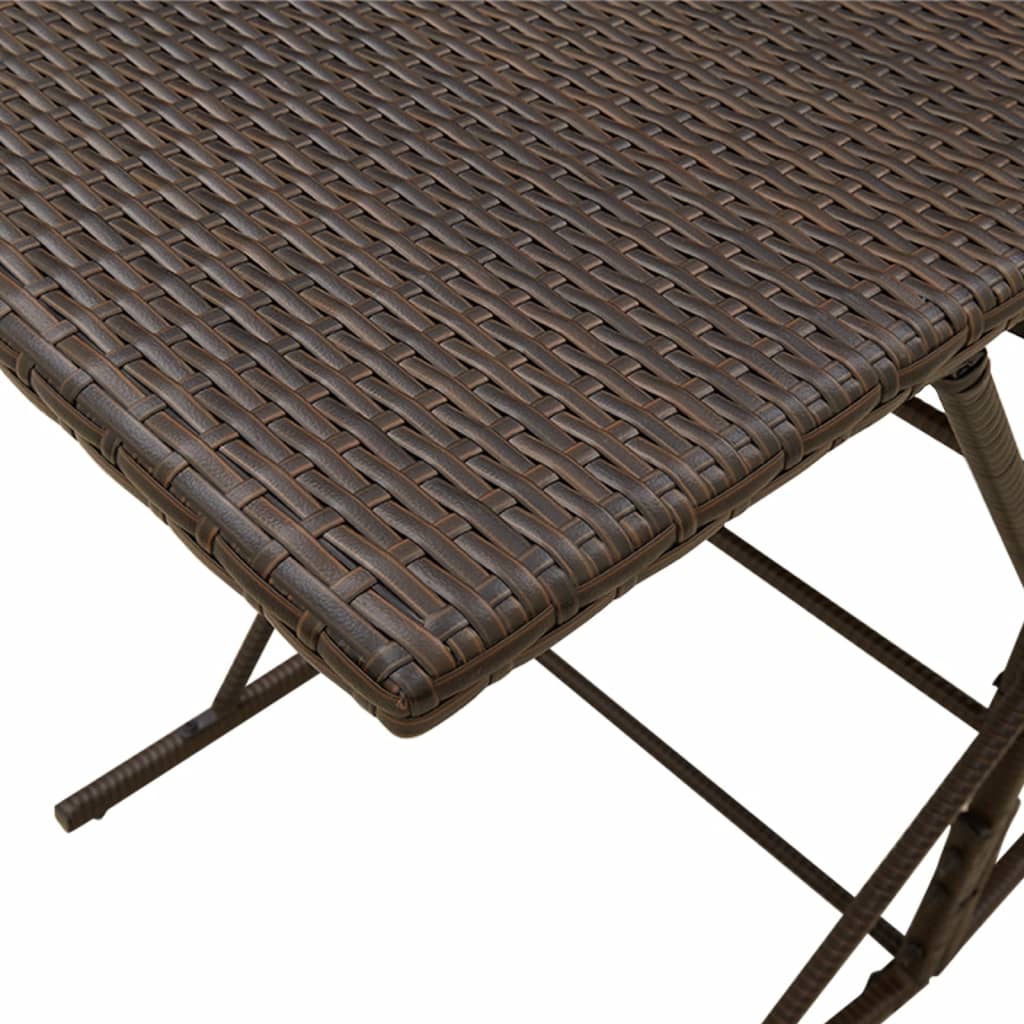 7-delige tuineetset met kussens bruin poly rattan – afbeelding 8
