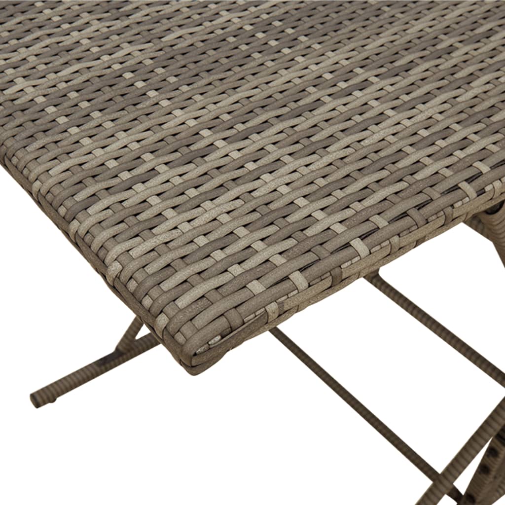 7-delige tuineetset met kussens grijs poly rattan – afbeelding 8