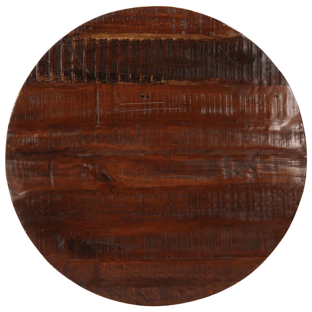 Tafelblad rond Ø 80x2,5 cm massief gerecycled hout