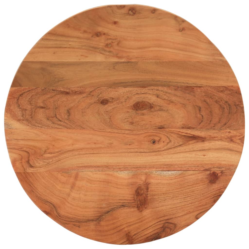 Tafelblad rond Ø 60x3,8 cm massief acaciahout – afbeelding 1