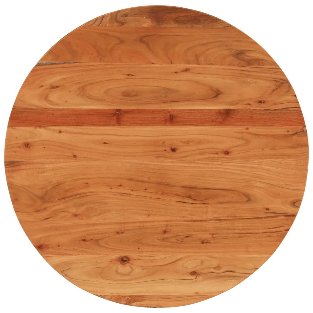 Tafelblad rond Ø 80x3,8 cm massief acaciahout