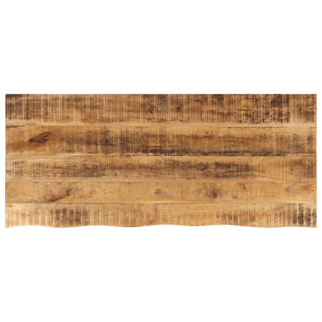 Tafelblad met natuurlijke rand 140x60x3,8 cm massief mangohout