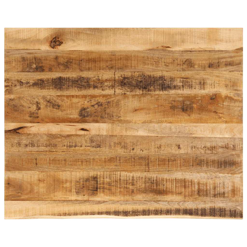 Tafelblad met natuurlijke rand 100x80x3,8 cm massief mangohout