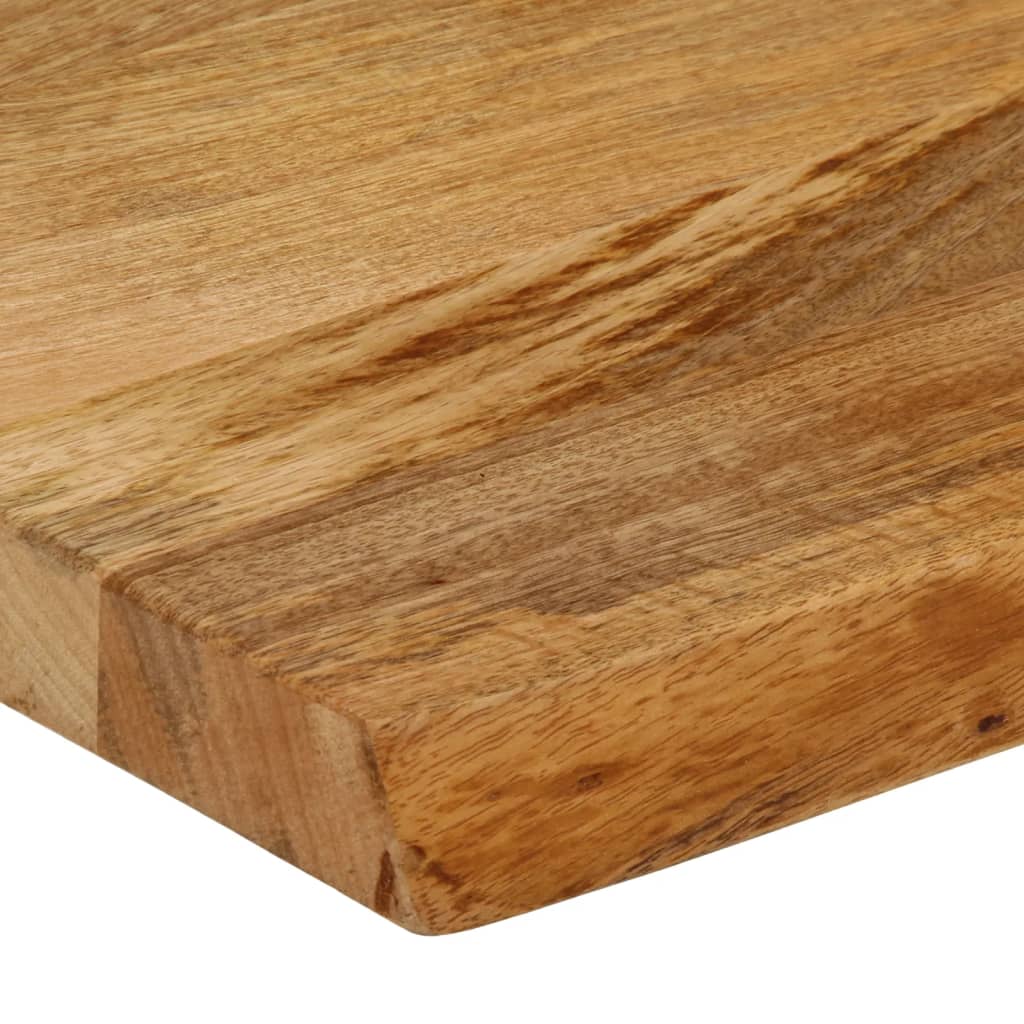 Tafelblad met natuurlijke rand 80x40x2,5 cm massief mangohout – afbeelding 7